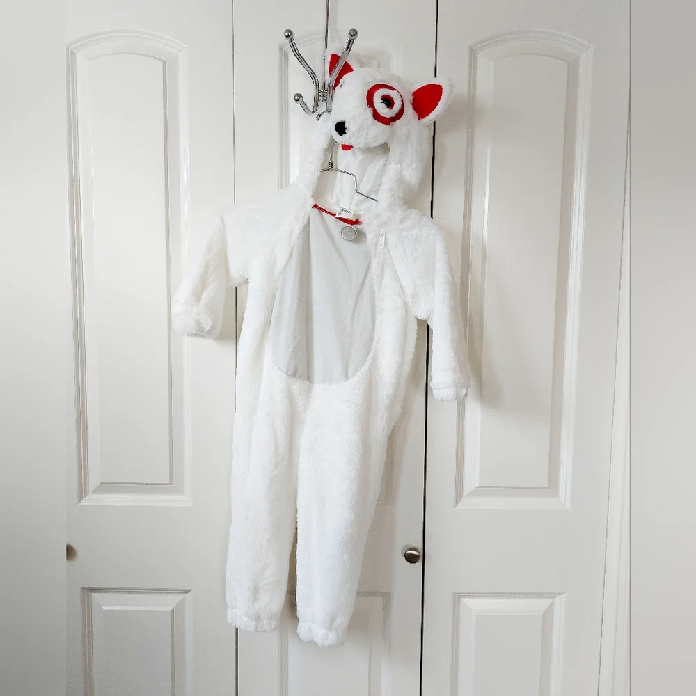 Bullseye the Target Mascot Bull Terrier Dog size 2-3T Halloween Costume aka Spot